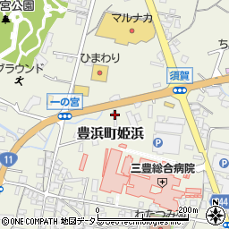 香川県観音寺市豊浜町姫浜1244周辺の地図