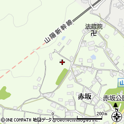 山口県山口市嘉川赤坂358周辺の地図