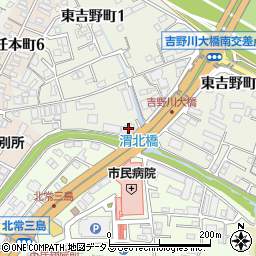 サーパス東吉野周辺の地図