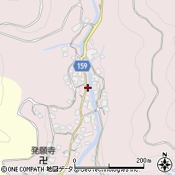 和歌山県有田郡有田川町賢105周辺の地図