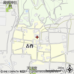 徳島県美馬市脇町大字猪尻古作周辺の地図