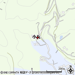 徳島県美馬市脇町小丸周辺の地図