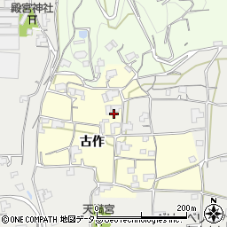 徳島県美馬市脇町大字猪尻（古作）周辺の地図