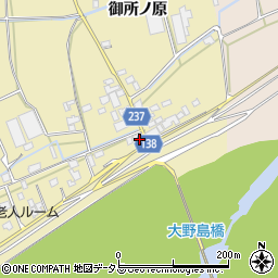 徳島県阿波市市場町大野島東島周辺の地図