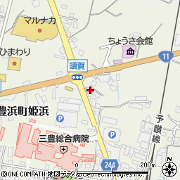 香川県観音寺市豊浜町姫浜858周辺の地図