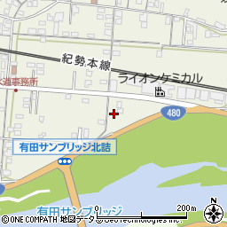 和歌山県有田市新堂260-6周辺の地図