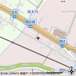 西日本電信電話四辻電話交換所周辺の地図