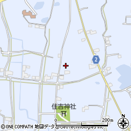 徳島県阿波市市場町香美原田4周辺の地図