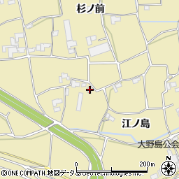 徳島県阿波市市場町大野島江ノ島46周辺の地図