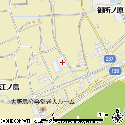 徳島県阿波市市場町大野島江ノ島113周辺の地図