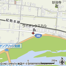 和歌山県有田市新堂266周辺の地図