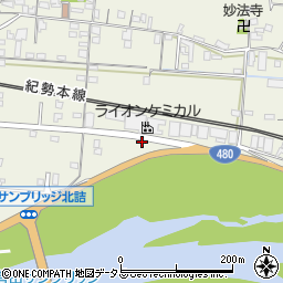 和歌山県有田市新堂266周辺の地図