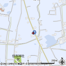 徳島県阿波市市場町香美原田36周辺の地図
