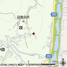 徳島県美馬市脇町段周辺の地図