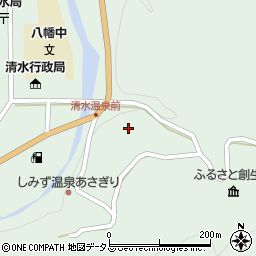 和歌山県有田郡有田川町清水1197-2周辺の地図