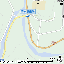 和歌山県有田郡有田川町清水319-7周辺の地図