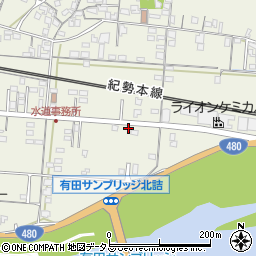 和歌山県有田市新堂216周辺の地図