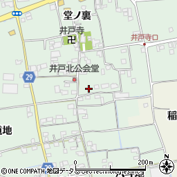 徳島県徳島市国府町井戸北屋敷周辺の地図