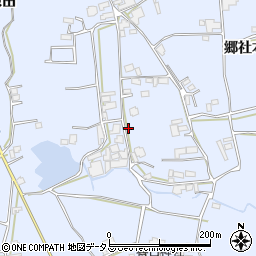 徳島県阿波市市場町香美郷社本295周辺の地図