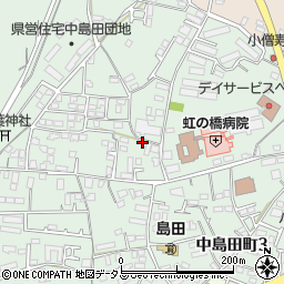 徳島県徳島市中島田町周辺の地図