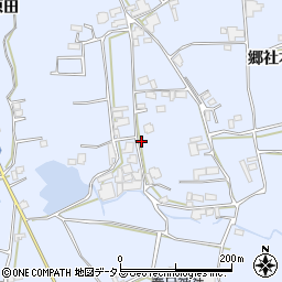 徳島県阿波市市場町香美郷社本294周辺の地図
