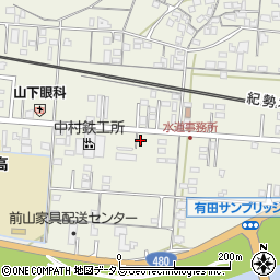 和歌山県有田市新堂129周辺の地図