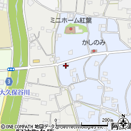 徳島県阿波市阿波町大次郎28周辺の地図
