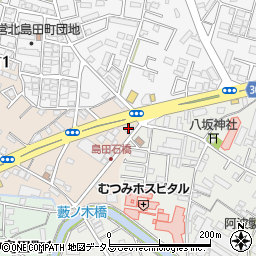 セブンイレブン徳島北島田町店周辺の地図