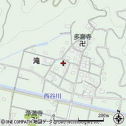 和歌山県有田市宮原町滝周辺の地図