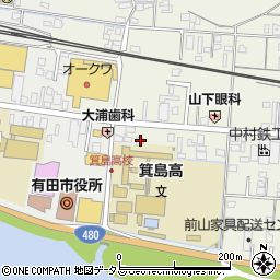 和歌山県有田市新堂56周辺の地図