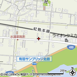 和歌山県有田市新堂207周辺の地図