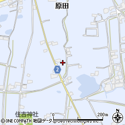 徳島県阿波市市場町香美原田199周辺の地図