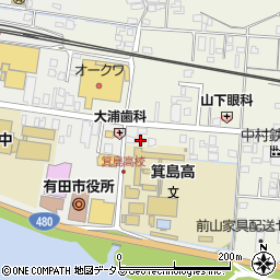 和歌山県有田市新堂55周辺の地図