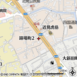 愛媛スタミナ食品　今治店周辺の地図