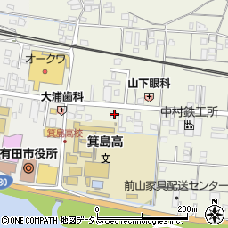和歌山県有田市新堂59周辺の地図
