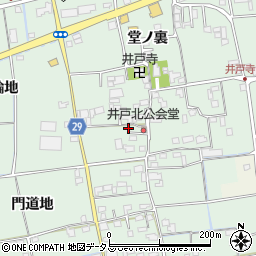 徳島県徳島市国府町井戸周辺の地図