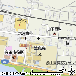 和歌山県有田市新堂57周辺の地図