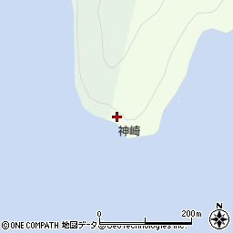 神埼灯台周辺の地図