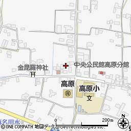 名西郡農業協同組合　高原理容室周辺の地図