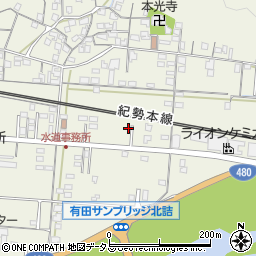 和歌山県有田市新堂206周辺の地図