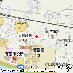 和歌山県有田市新堂52-3周辺の地図