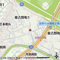 徳島県徳島市東吉野町2丁目1周辺の地図