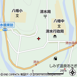 和歌山県有田郡有田川町清水251-1周辺の地図