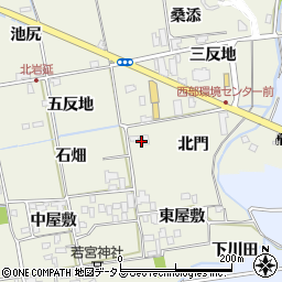 徳島県徳島市国府町北岩延北門9周辺の地図