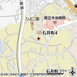 愛媛県立今治病院看護師宿舎周辺の地図
