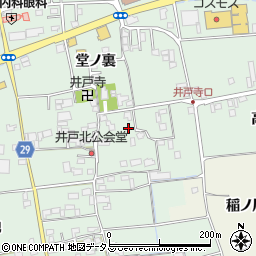 徳島県徳島市国府町井戸北屋敷105周辺の地図