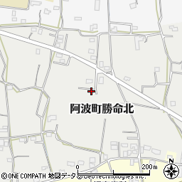 徳島県阿波市阿波町勝命北271周辺の地図