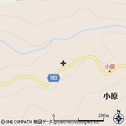 和歌山県有田郡有田川町小原165周辺の地図