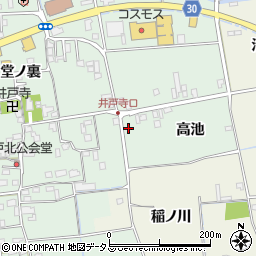 徳島県徳島市国府町井戸高池1周辺の地図