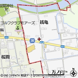 ローソン徳島国府町桜間店周辺の地図